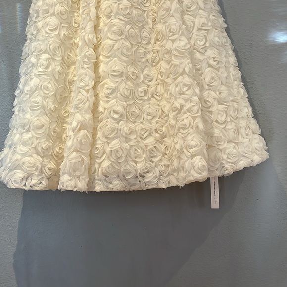 Reformation Rosy Dress-Ivory 3D floral skirt NWT - Picture 14 of 17